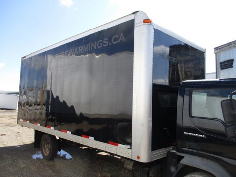 Used 20 ft. Black MultiVan Dry Freight Truck Box, Toronto Ontario